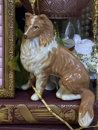 Vintage collie sheltie dog - vintage,